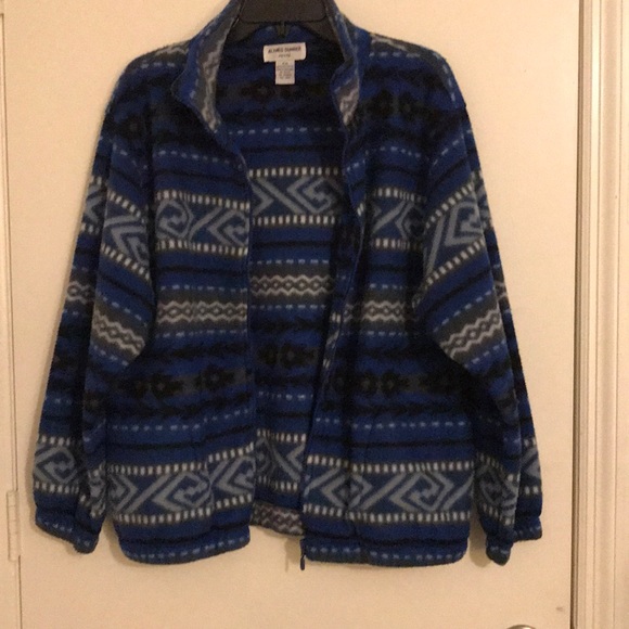 Alfred Dunner Tops 42 Petite Fleece Jacket Size Medium Poshmark